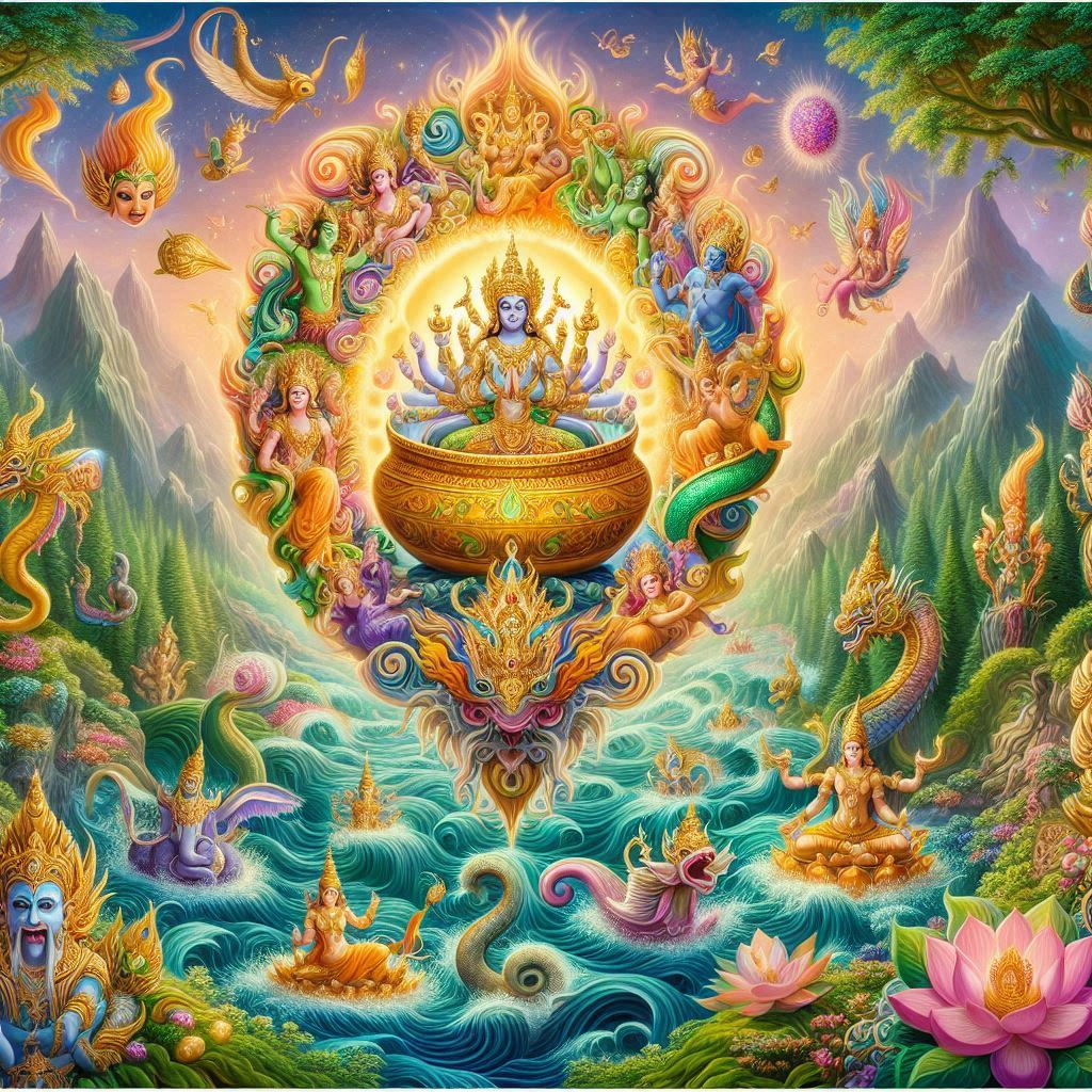 Samudra Manthan समुद्र मंथनाची कथा